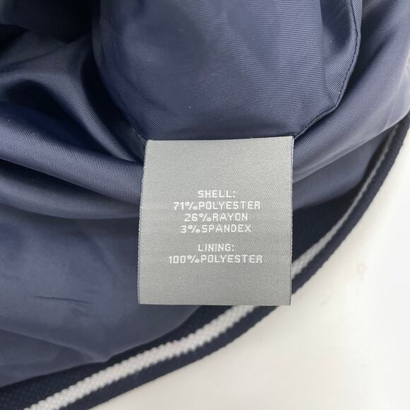 BAGATELLE Full Zip Asymmetrical Striped Jacket Women's Size Large - Picture 4 of 6